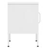 Nightstands 2 pcs White 35 x 35 x 51 cm Steel