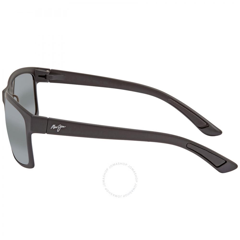 Maui Jim Pokowai Arch Nuetral Grey Square Unisex Sunglasses 439 2m 58