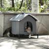 Foldable Weatherproof Pet House Cold Resistant Stray Cat Dog Bed Tent Portable Outdoor Winter Shelter Easy to Store