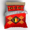 Set Biancheria da Letto Bandiera del Belgio Set Copripiumino Copripiumino Federe (1 * Copripiumino 2 * Federe, senza piumino)