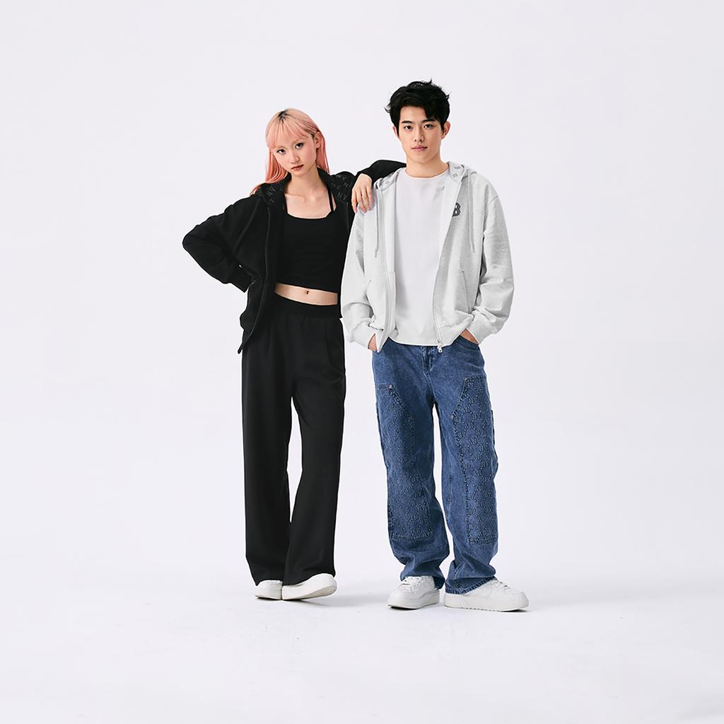 New MLB New York Yankees Basic Collection SS25 Casual Pants Unisex Black 3FPTB0251-50BKS