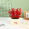 Sweet Winter Wealth Fruit Simulation Pottery Fake Flower Bonsai Home Decoration