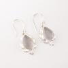 Natural Selenite Gemstone 925 Sterling Silver Handcrafte Jewelry Women's Earring EE-163-44