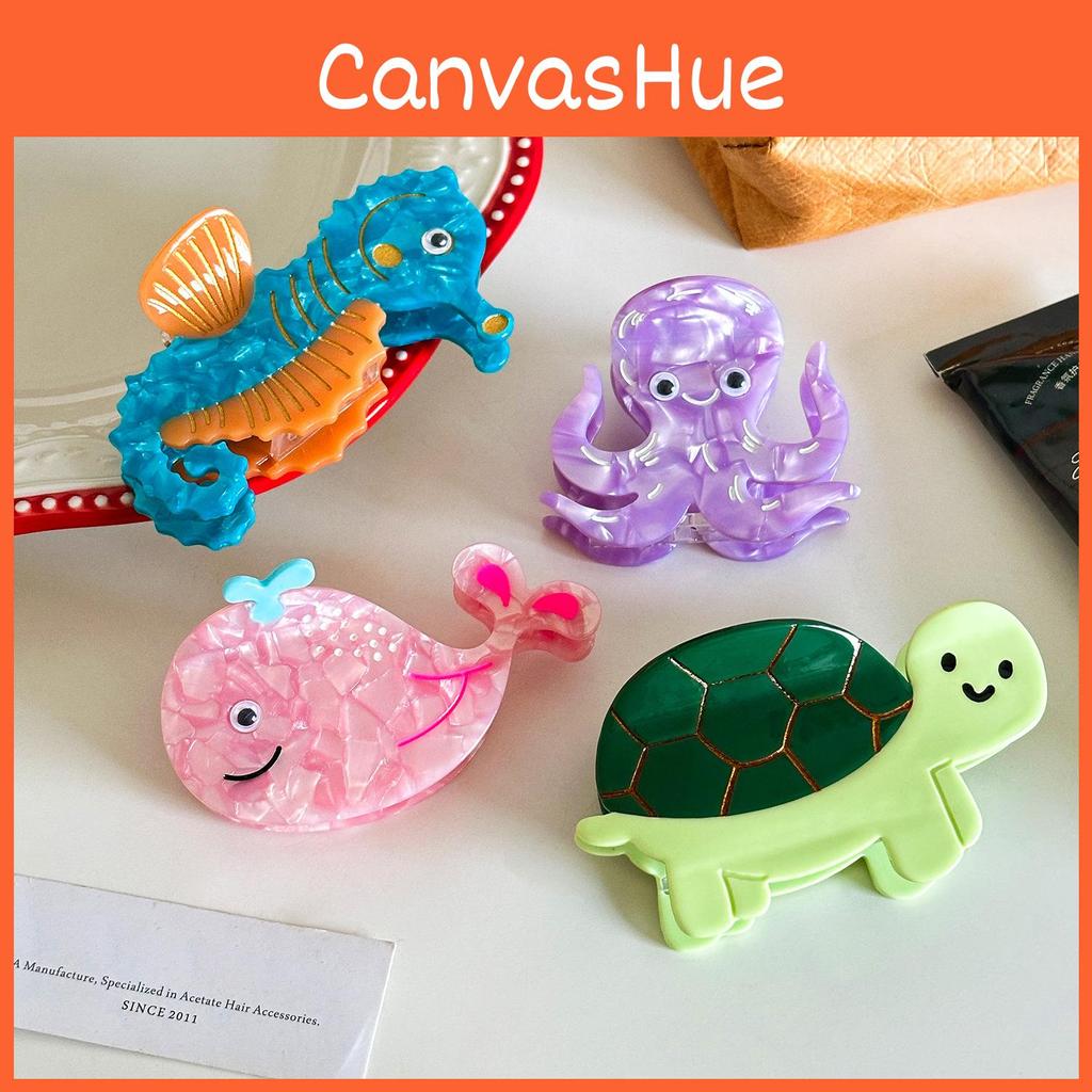 Stylish And Unique Animal Design Hair Claw Clips In Ocean Inspired Colors