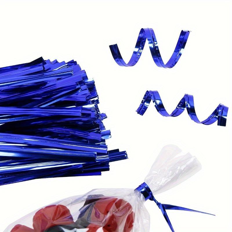 Metallische Drehverschlüsse sind perfekt zum Verschließen von Plastiktüten, als Geschenkband, als Brot- und Lebensmittelverpackungsband und als Bäckereizubehör.