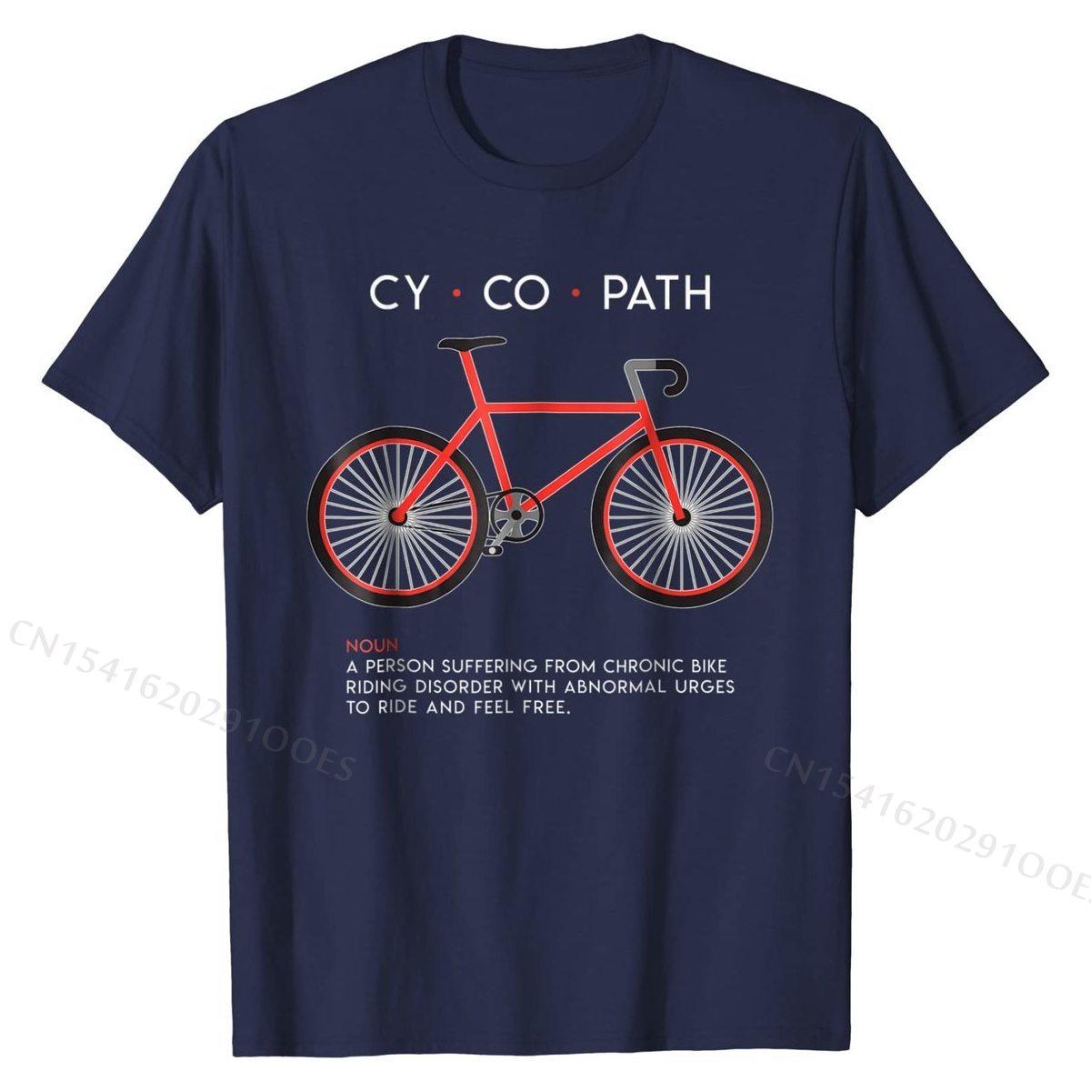 CYCOPATH - Забавная велосипедная футболка для велосипедистов, мужская модная повседневная футболка, хлопковая футболка, смешная S
