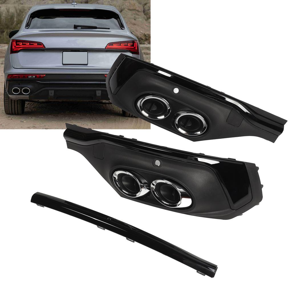 Zadní nárazník Výfuková trubka Difuzor Lišta Lesklý černý Lip spoiler pro S Sportback 2021 a novější