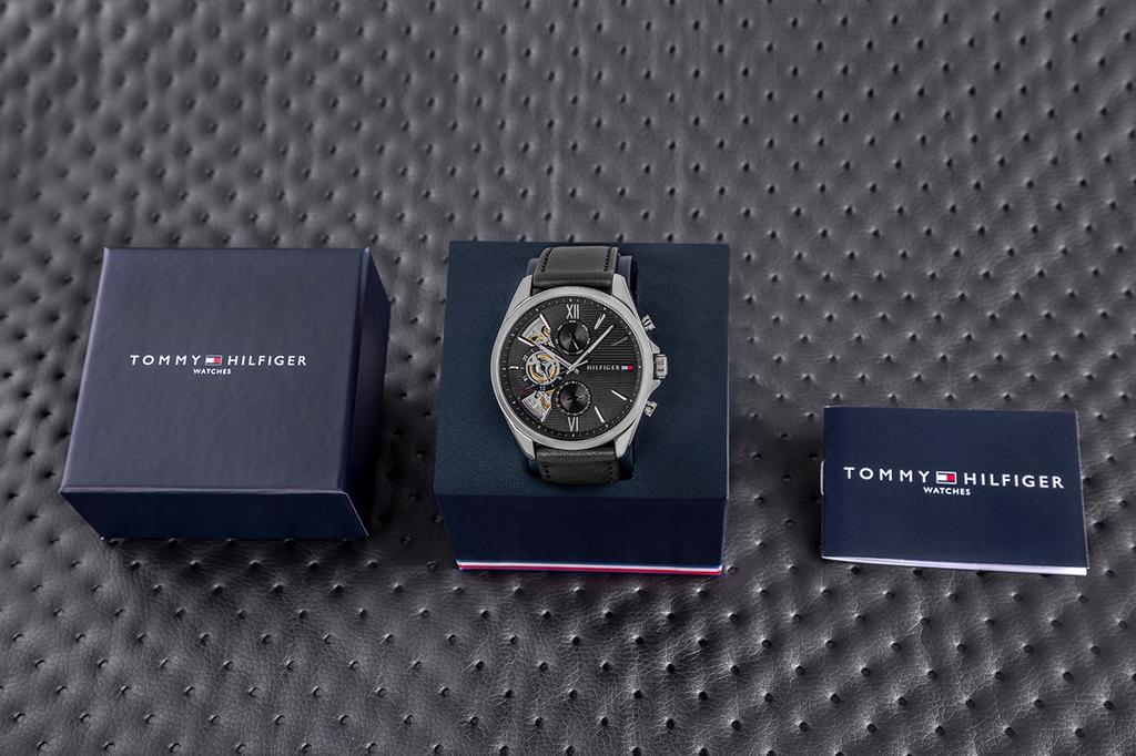 Pánské hodinky Tommy Hilfiger Baker Open Heart 1710644 + KRABIČKA