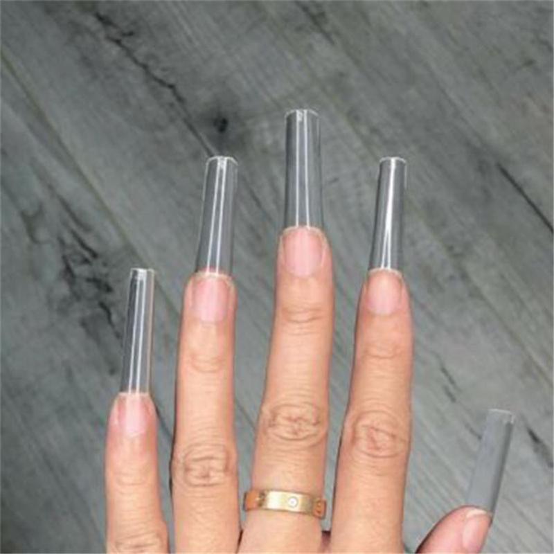 Buy 500pcs Bag Extra Long C Curve Tapered Square False Nail Tips Acrylic Half Cover Tip Nail Art Accessories At Affordable Prices Free Shipping Real Reviews With Photos Joom