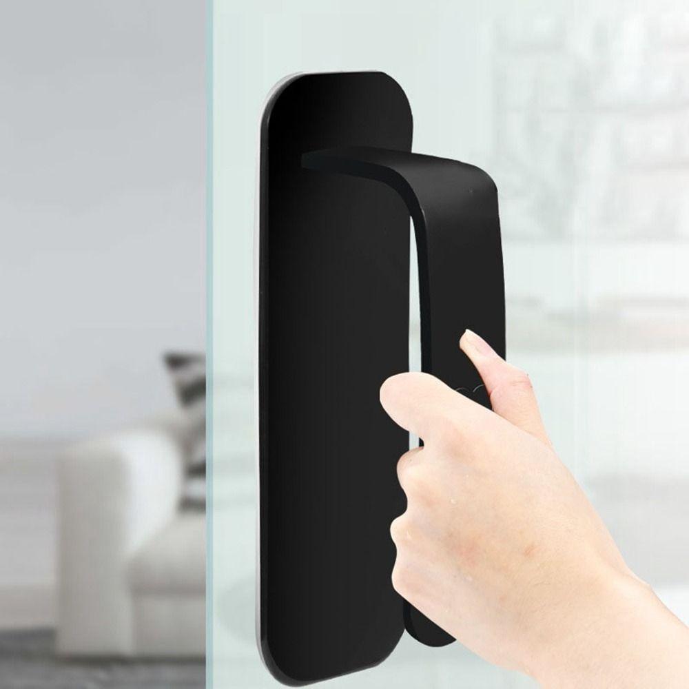 New ABS Door Handle Hardware Self-Adhesive Door Knob Multifunctional Punch-free Door Handlebar Kitchen