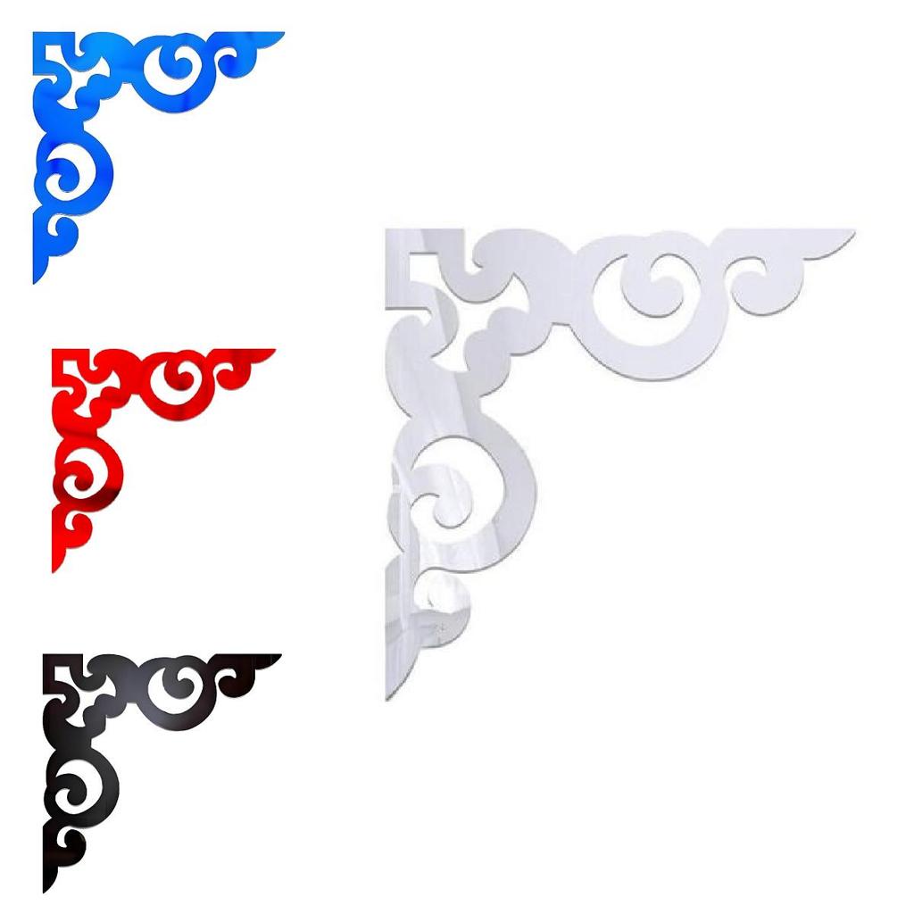 Modern Simple Acrylic Mirror Wall Decal For Bedroom And Living Room Decoration