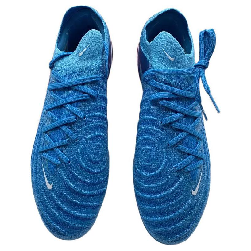 Nike Phantom GX 2 Elite Sports Comfort FG (Rubber Long Stud) Non-Slip Durable Soccer Shoes Men Sneaker Blue HF4355-400