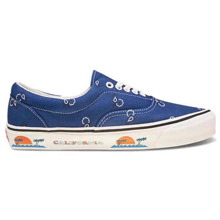 Vans OG Era LX 'Paisley - True Blue' (Unisex) True Blue / White Skate Shoes VN0A4BVAXE6