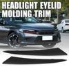 Left Right Front Headlight Eyelids Eyebrows Headlamp Eye Lid Cover Trim For Honda Civic 4dr   71207T31H01 71202T31H01