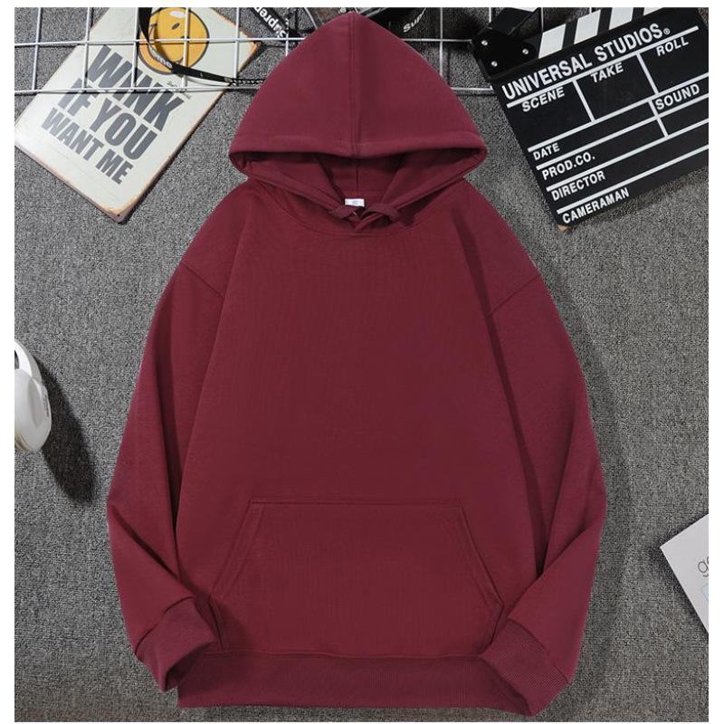 

Chao Ran s Pick: 2026 Blank Fleece Hoodie for Couples Large вино красного