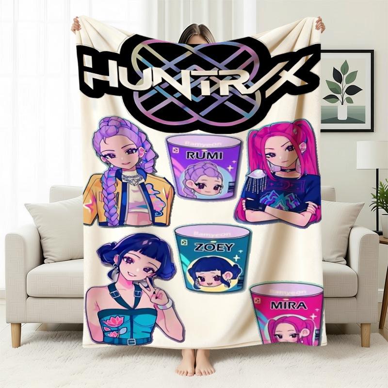 Temu Blanket Kpop Witch Hunters Blanket Flannel Blanket Office Home Sofa Blanket Nap Blanket