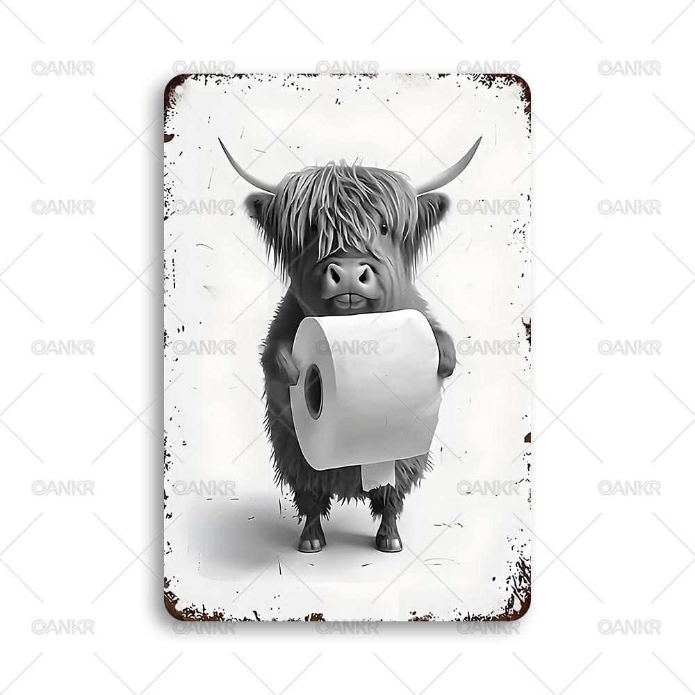 Funny Wall Art Are You Pooping Metal Tin Sign Vintage Bathroom Decor Poster Retro Gothic Home Decor for Apartment or House