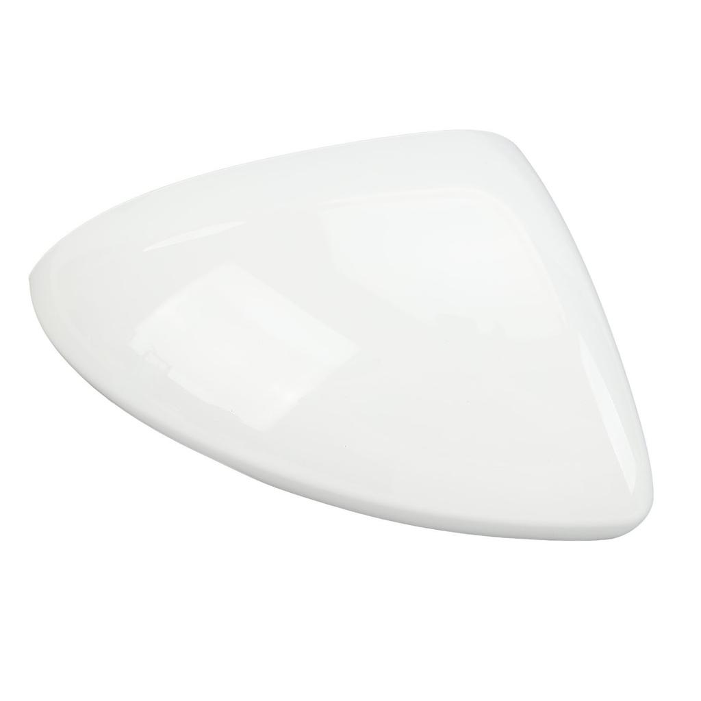 Rearview Mirror Caps Stylish Impact Resistant Car Door Wing Mirror Cover Replacement for Cruze 2017 to 2019 White