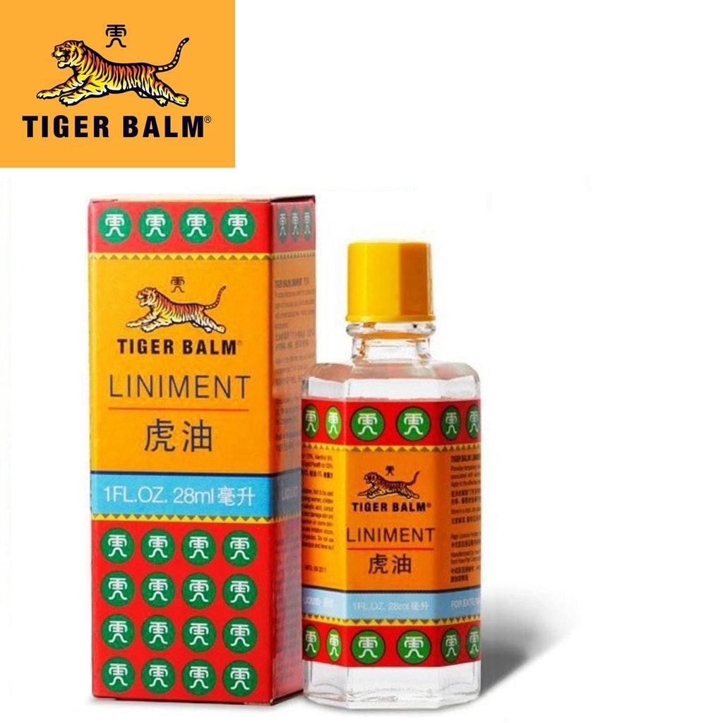 Tiger Balm Set of 4 Products - Relax & Strong Massage - 2 Balm Jars, Muscle Cream, Massage Liniment - Products of Thailand