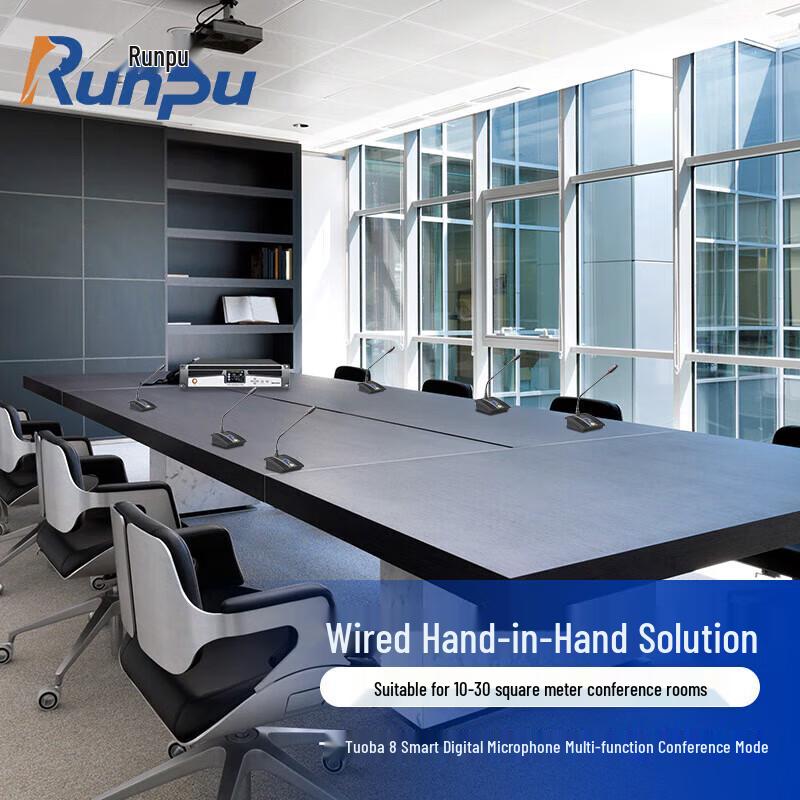 Runpu RP-9800P-6 Wired Conference Microphone System (CN Version)