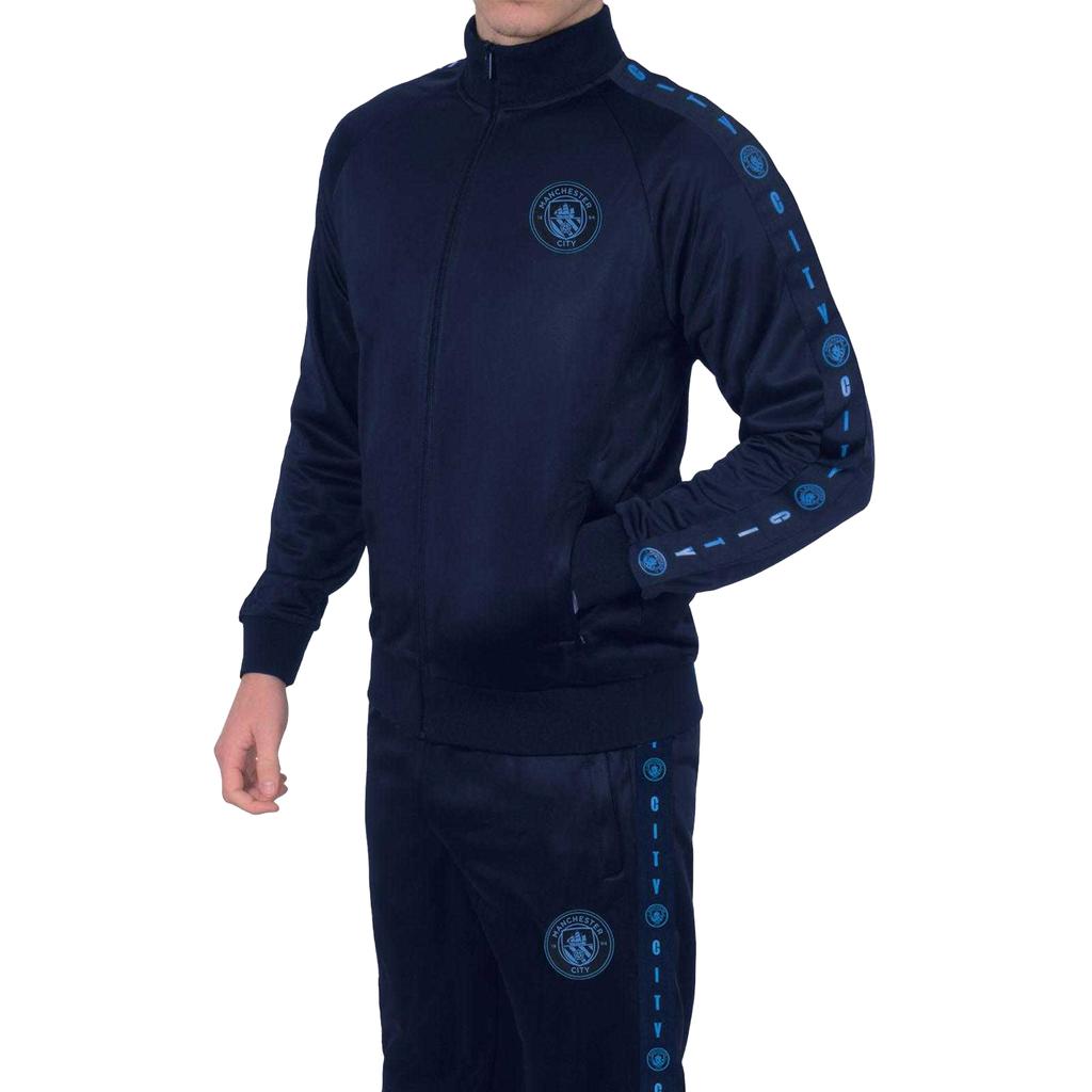 Manchester City FC Mens Taped Tracksuit