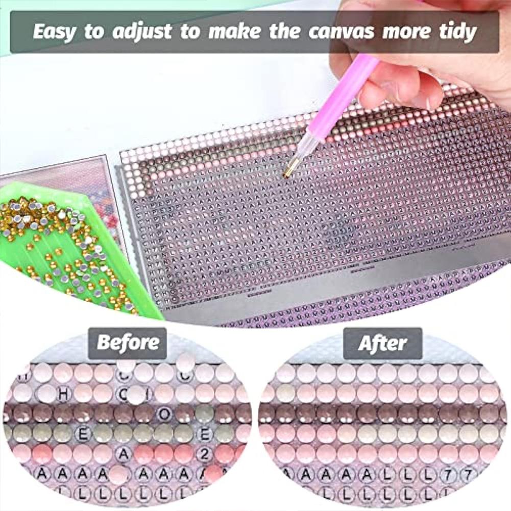 3Pcs 5D Diamond Painting Ruler Tool 400 800 1020/216 400 800 Blank Grids Diamond Drawing Mesh Ruler Tool Set for DIY Art Crafts