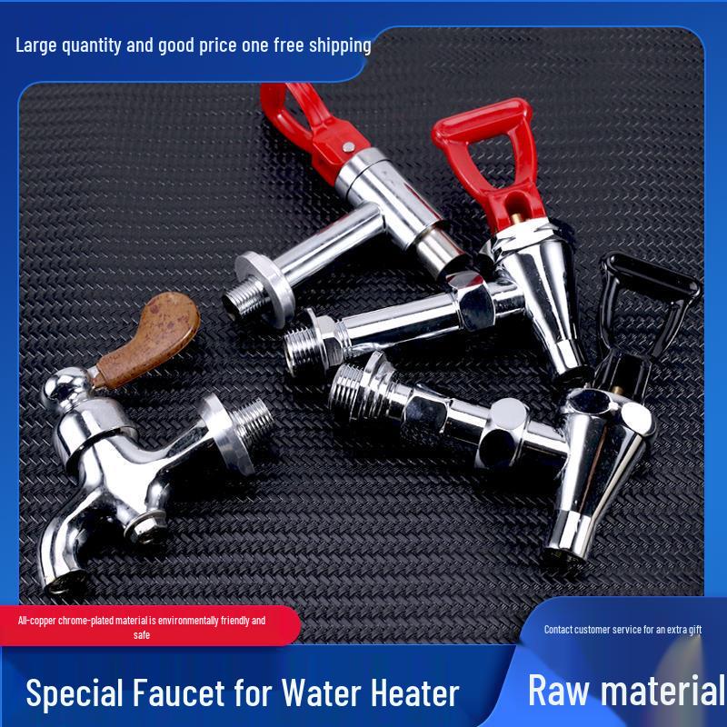 

Nonohara Original High-Temperature Resistant All-Copper Electric Water Heater Faucet with 3/8 and 1/2 Connections 3/8 Stainless Steel (Classic) Copper Rod