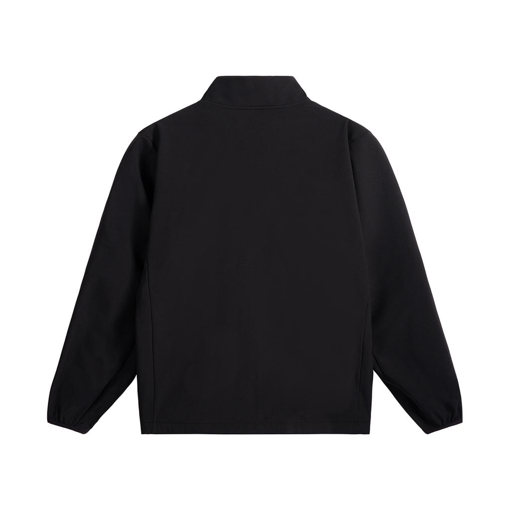 Li Ning Solid Color Zipper Comfortable Loose Stand Collar Sports Jacket Women jackets AJDV342-1