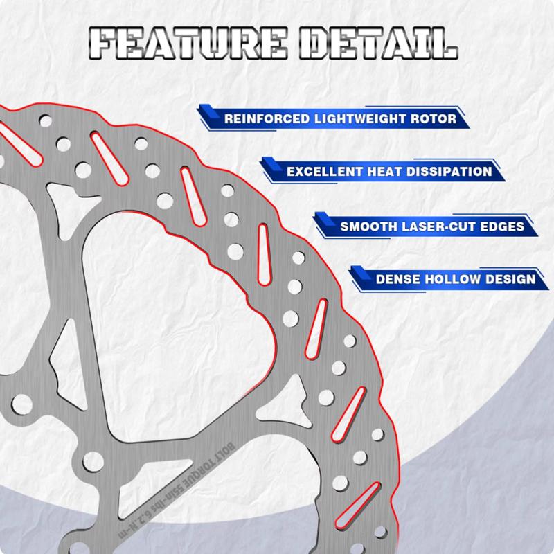 

Bike Disc Brake Rotor 160Mm Bicycle Hydraulic Brakes Rotor Heat Dissipation Mtb Road Bike Rotors Ultralight Brake Discs 1PC