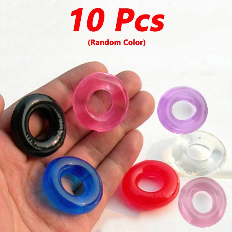 Cock Rings Durable Silicone Penis Ring Sex Toys For Men Male Delay Ejaculation Scrotum Dick Semen Lock Ring Goods For Adults Sex