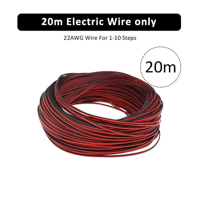 Controller de bandă LED pentru scară cu 32 de canale DC24V PIR Senzor dublu de mișcare care se aprinde treptat Accesorii pentru bricolaj.