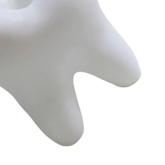 Organizér na uložení Držák na zubní kartáček, 3D tištěný organizér ve tvaru zubu, Široký stojánek na ústa Velkokapacitní držák na tužky do koupelny na stůl