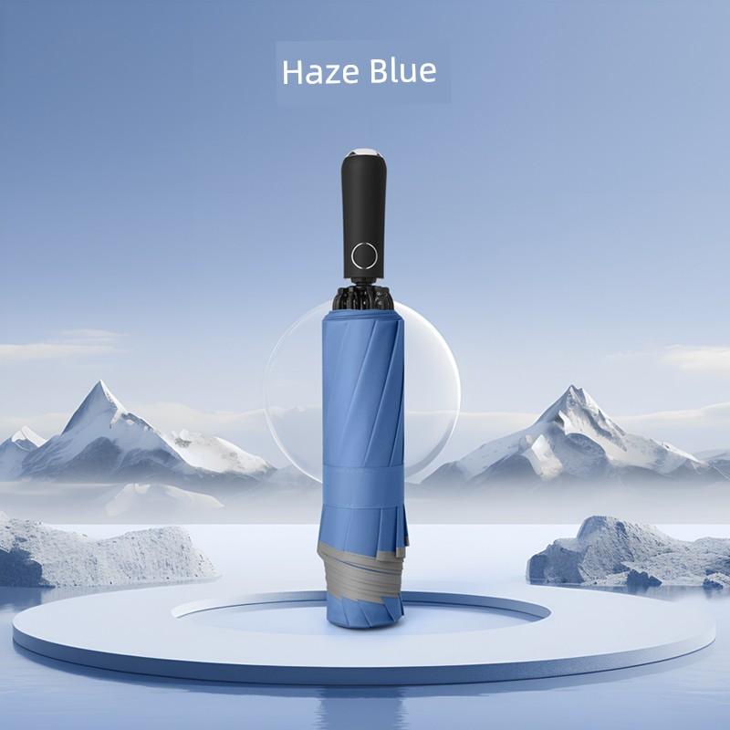 Full-Automatic Umbrella Folding Umbrella for Boys Oversized Extra Large Reinforced Thickened Strong Wind-Resistant Women Rain Or Shine Dual-Use