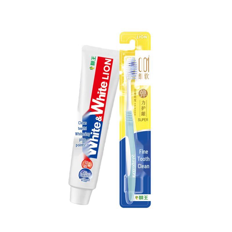 

Lion Whitening Toothpaste & Gum Care Toothbrush Set
