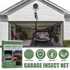 Garage Insect Net With , Seamless, Retractable, Portable Mosquito Net For Garage Doors Easy Installation