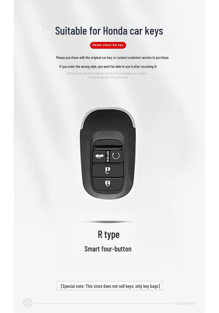 11th Gen Civic, Binzhi, CRV, and Accord Key Cover for XRV, Xingge, HRV, Haoying, and Guandao
