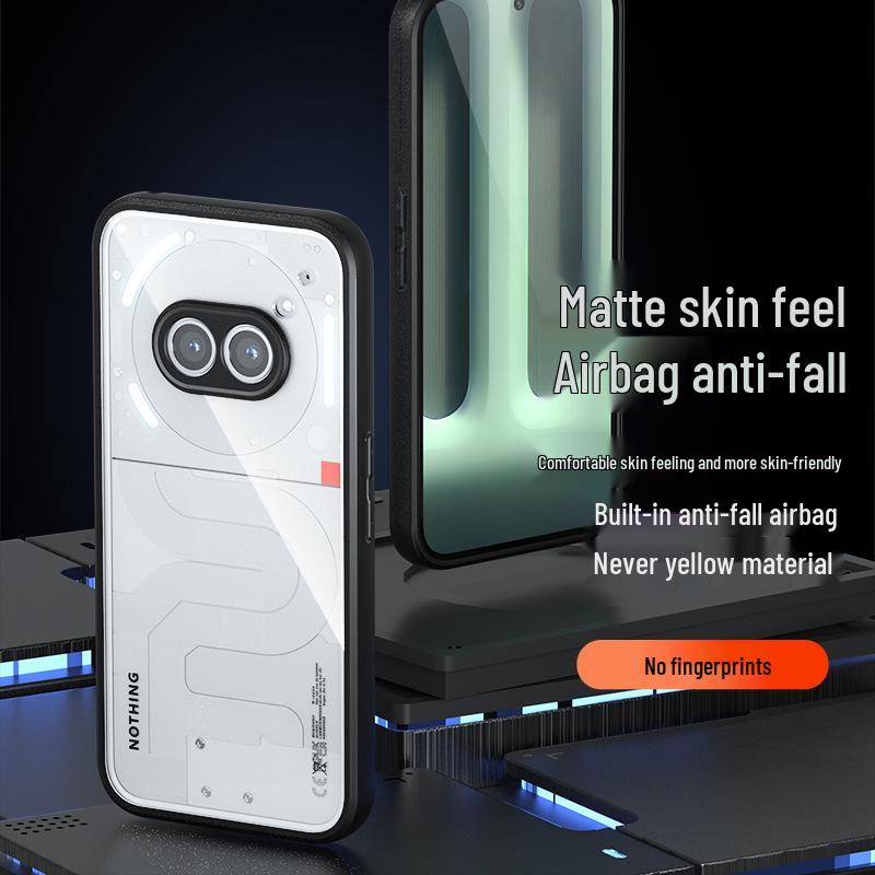 Compatible Frosted Skin-Feel Translucent Drop-Proof Case for Nothing Phone 3 (CMF 2Pro, 3A Protection)