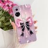 For Honor 90 Lite Case CRT-NX1 Stylish Bow Flowers Painted Cover Soft Slim Phone Case For Honor 90 Pro Honor90 Lite 90Pro Fundas