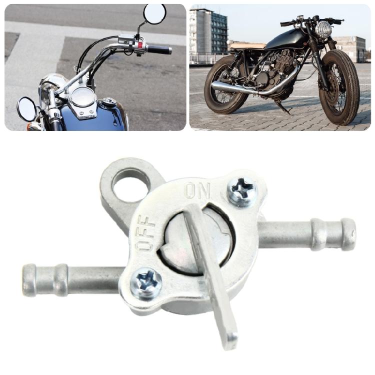 Motorcycle Inline Fuel Tanks Tap Valves On Offs Switch Metal Shut Valves Switch Inline Gas Fuel Petcock Shut Switch