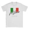T-shirt Milano Italie Été YK T-shirts Décontractés Coton Hippie T-shirt Pour Unisexe Haut Lâche T-shirts