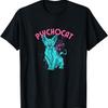 Psychocat Psycho Sphynx Cat Illustration T-Shirt