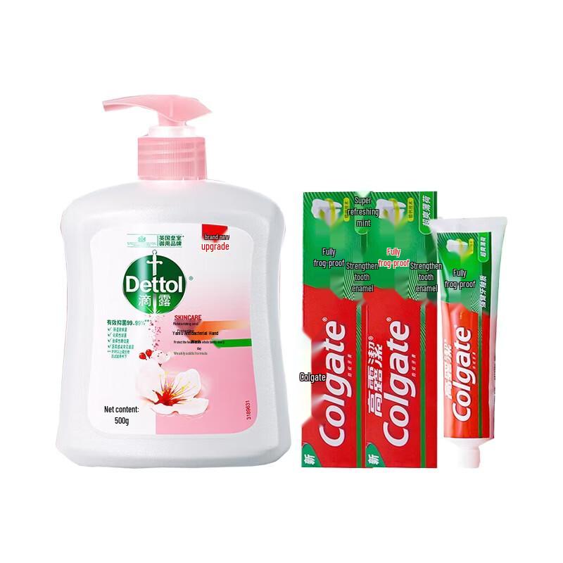 

Набор: Мыло для рук Dettol и Зубная паста Colgate