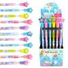 Tiny Mills Narwhal Stackable Push Pencil Set with Erasers for Birthday Party Carnival Favor Classroom 24 Pencils Blue 24-Piece Girls, Gifts, Sets,