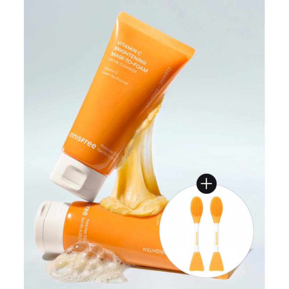 Innisfree Vitamin C Brightening faCt To Foam 120g 2 + 2 gelaTo sCoops FREE