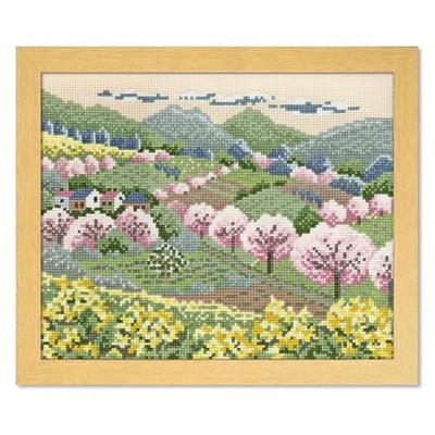 Olympus Onoe Megumi hímzőkészlet, Color of Trees Rural Spring/7491