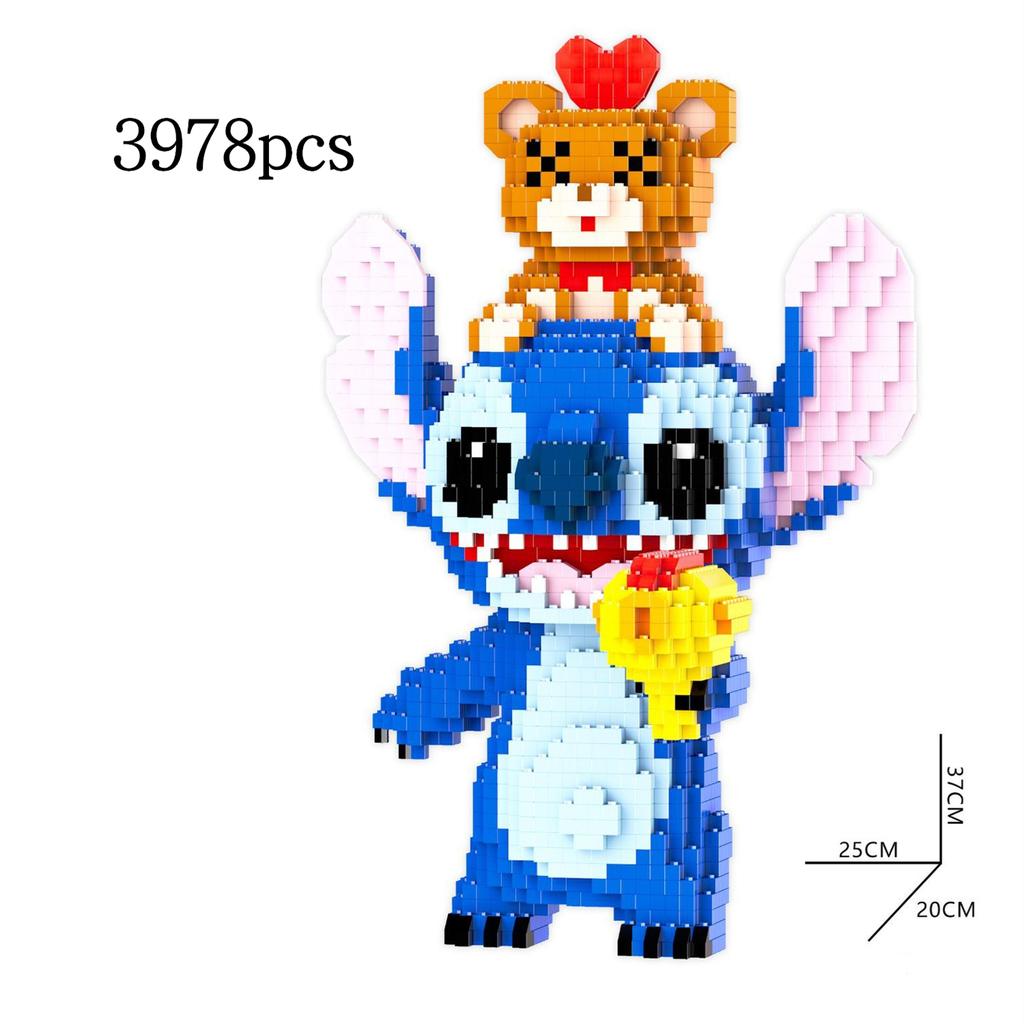 Funny Anime Figure Interstellar Bricks Small Particles Construction Bricks Assembled Puzzle Pen Holder Block Toy Kids Christmas