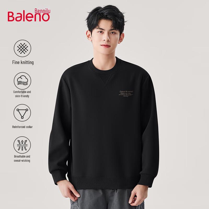 Baleno Men's American College Style Round Neck Sweatshirt