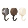 Multiple Purpose Adhesive Wall Hooks Set of 3 Rustproof Bathroom Organizers Space Saving Home Decors Accessories ABS Hook