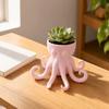 Porch Flowerpot 3D Printed Octopus Vase, Shaped Flowerpot, Creative Planter Pot, Plant Pot Funny Animal Statue for Indoor Outdoor Plants Garden