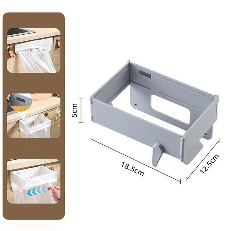 

Складной держатель для мусорных пакетов, настенный органайзер для кухонных мусорных пакетов, подвесная стойка-контейнер для хранения пластиковых пакетов и пленки one size
